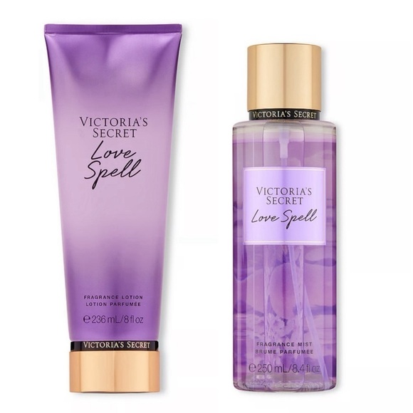 Victoria’s Secret Love Spell Lotion Bundle Gift Set Nwt - Picture 2 of 4